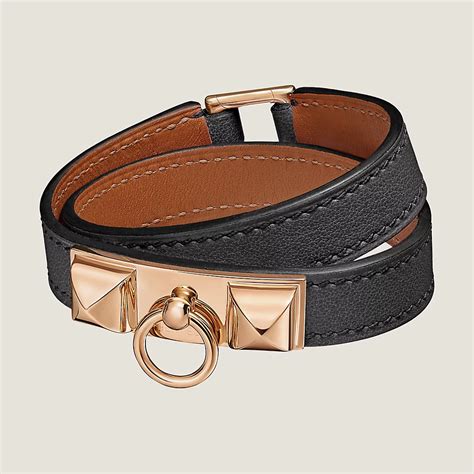 hermes double tour bracelet colors|hermes bracelet leather price.